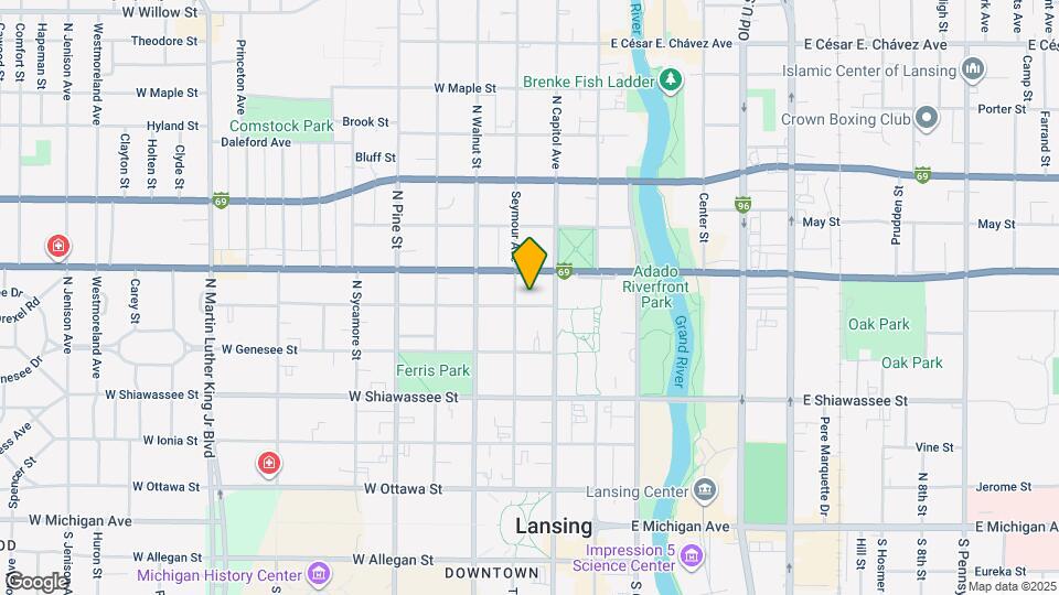 220 W Lapeer St Map and Location Details