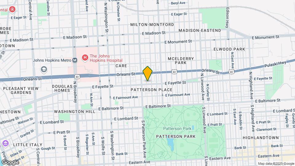 2326 E Fayette St Map and Location Details