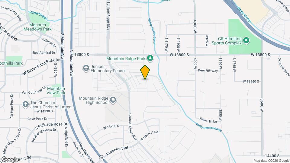 4306 Silver Peak Ln Map and Location Details