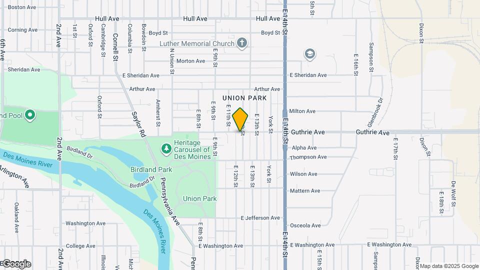 2222 E 12th St Map and Location Details