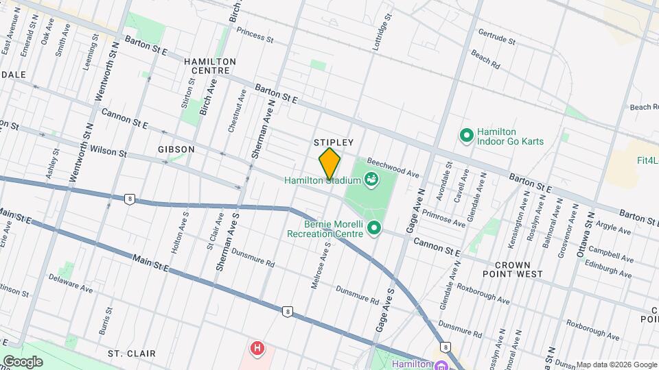 43 Lottridge St Map and Location Details