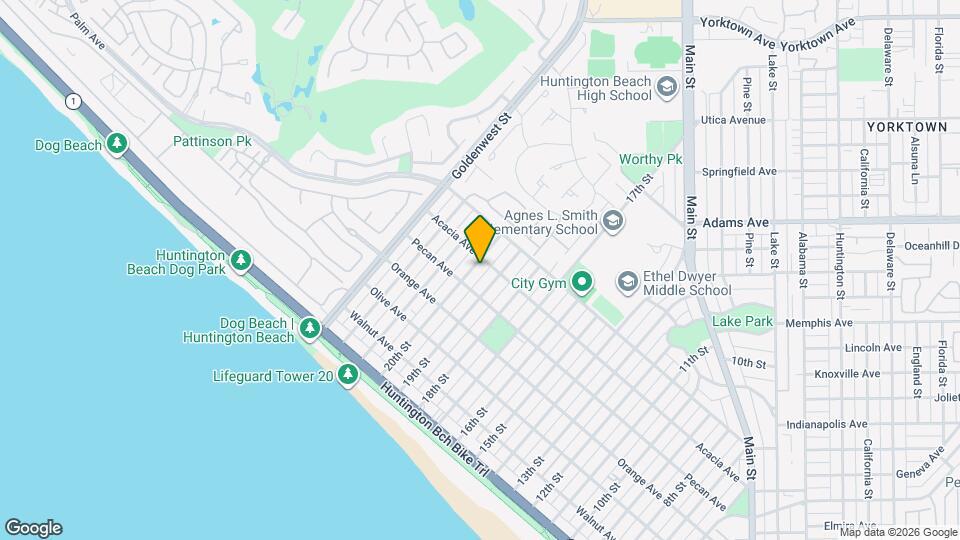 522 20th St Map and Location Details