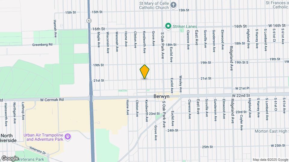 2100 Kenilworth Ave Map and Location Details