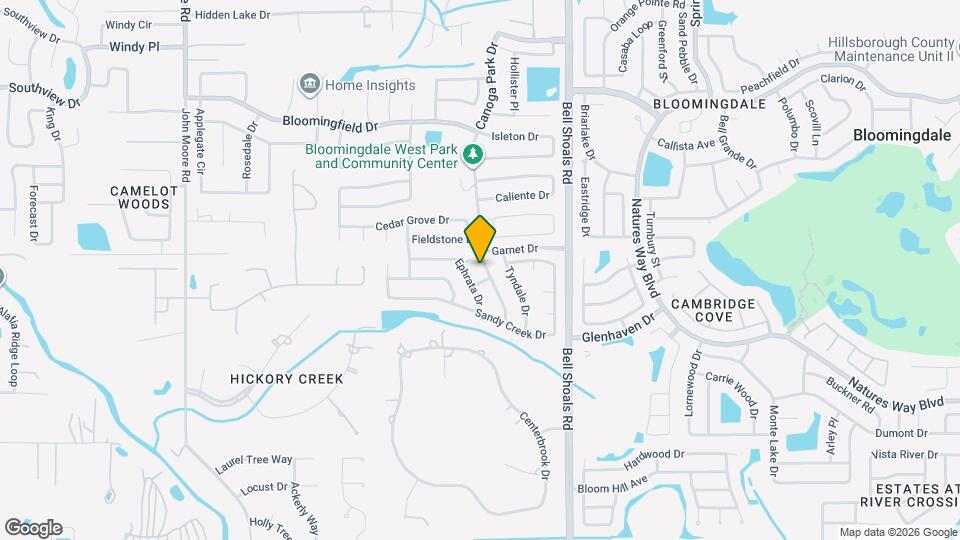 4107 Canoga Park Dr Map and Location Details