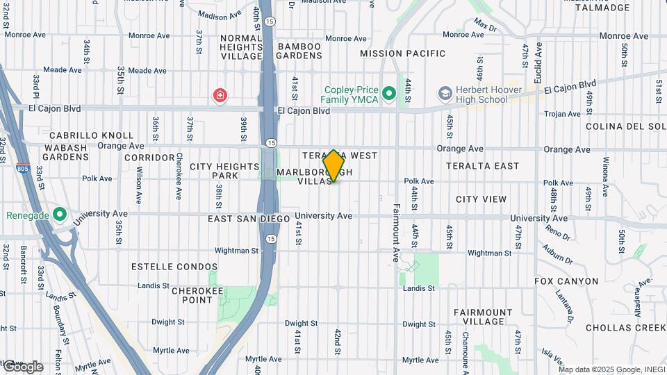 4076 42nd St Map and Location Details