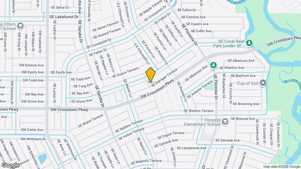 601 SE Karrigan Terrace Mapa y Detalles de la Ubicación