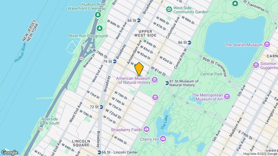 118 W 79th St Map and Location Details