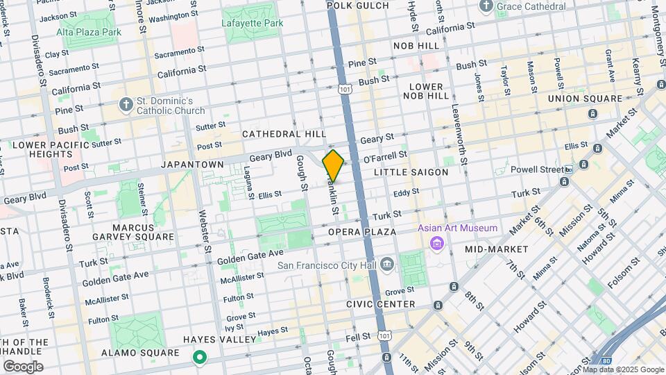 952 Franklin St Map and Location Details