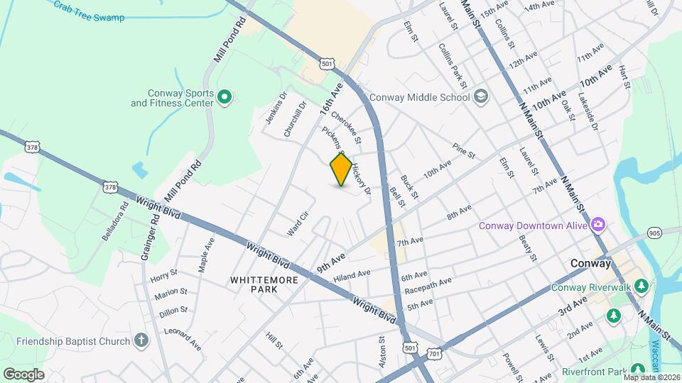 1533 Tinkertown Ave Map and Location Details