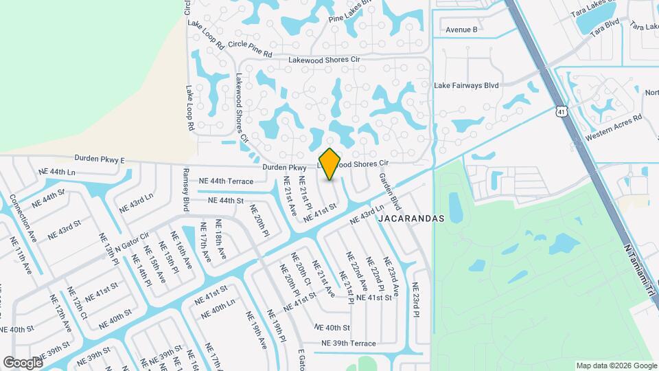 4418 NE 22nd Ave Mapa y Detalles de la Ubicación