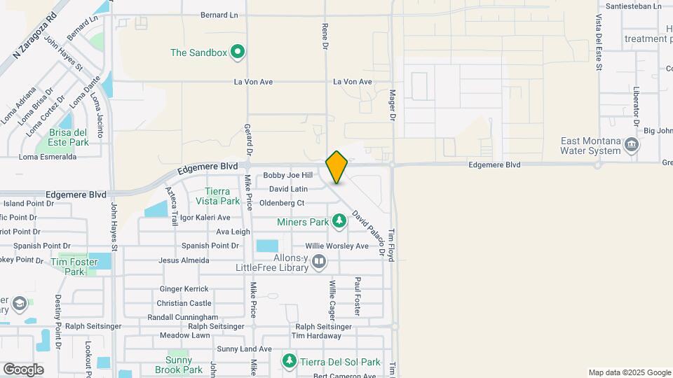 3456 David Palacio Dr Map and Location Details