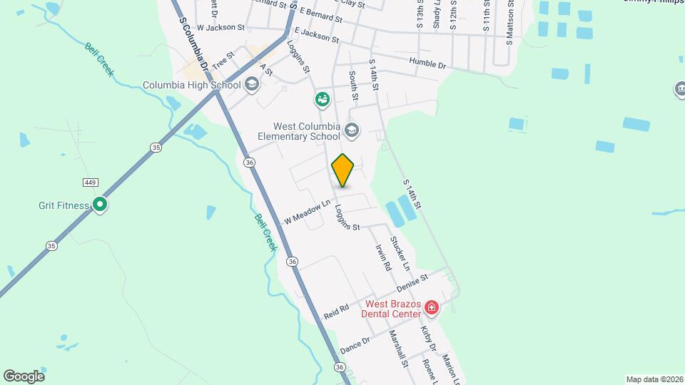 103 E Meadow Ln Map and Location Details