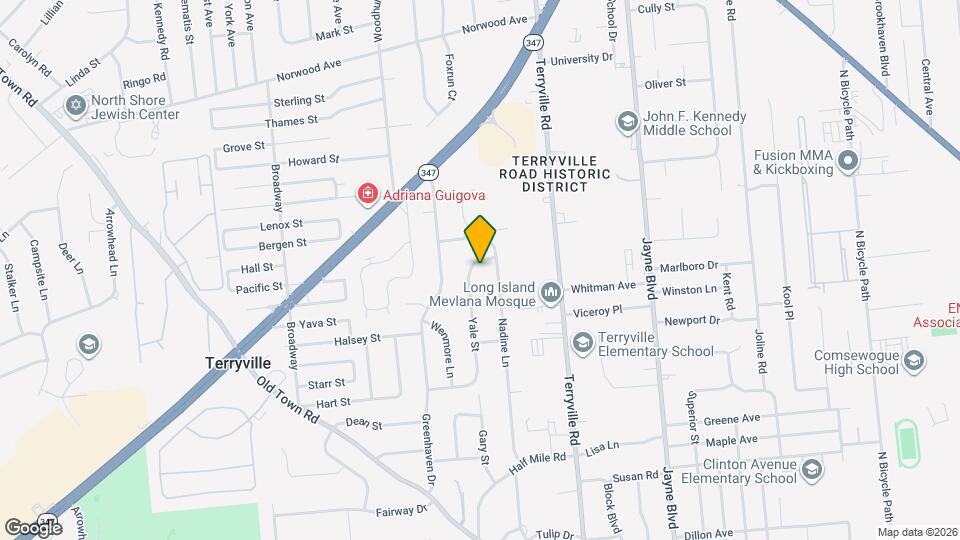 40 Yale St Map and Location Details