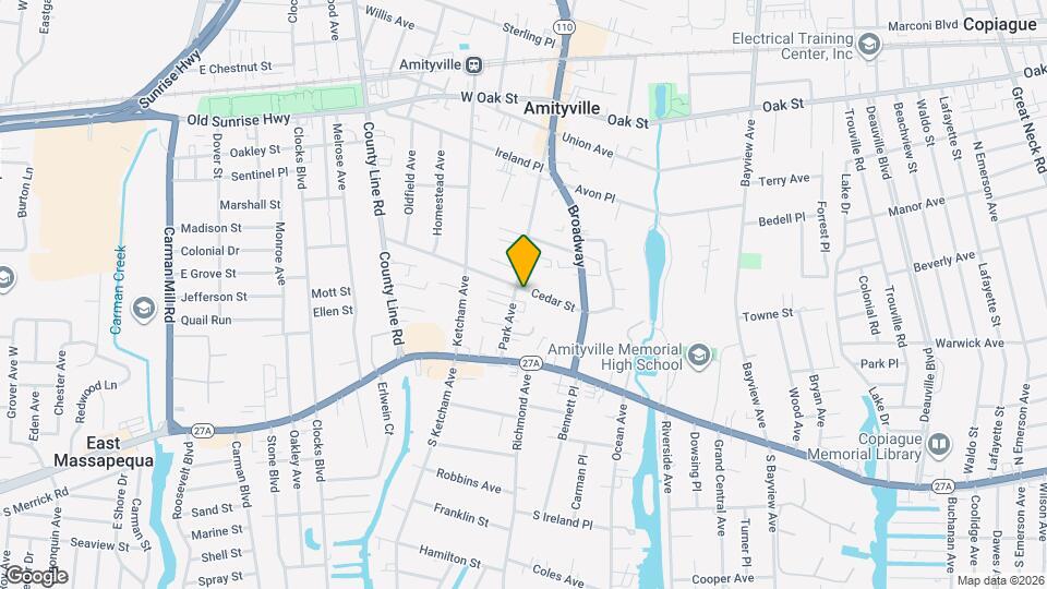 59 Park Ave, Unit 1 Map and Location Details