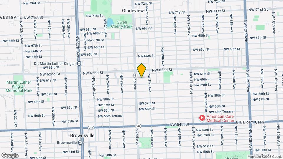 2154-2160 NW 61st St Mapa y Detalles de la Ubicación