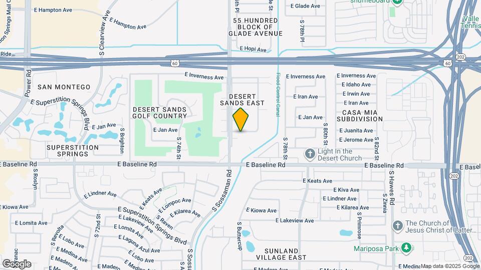 7619 E Juanita Ave Map and Location Details