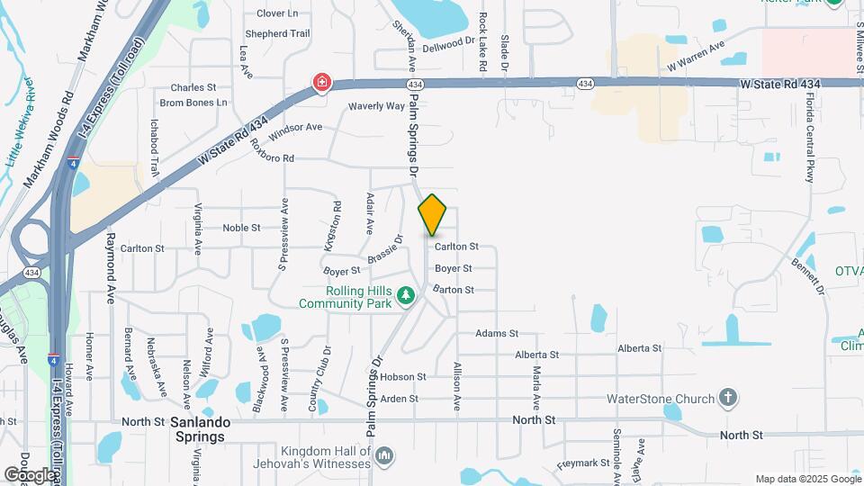 403 Palm Springs Dr Map and Location Details