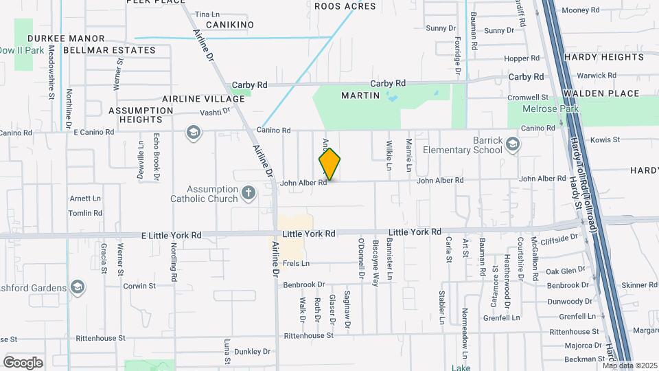 214 John Alber Rd Map and Location Details