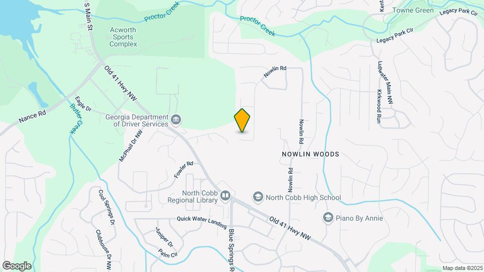 3890 Nowlin Rd Map and Location Details