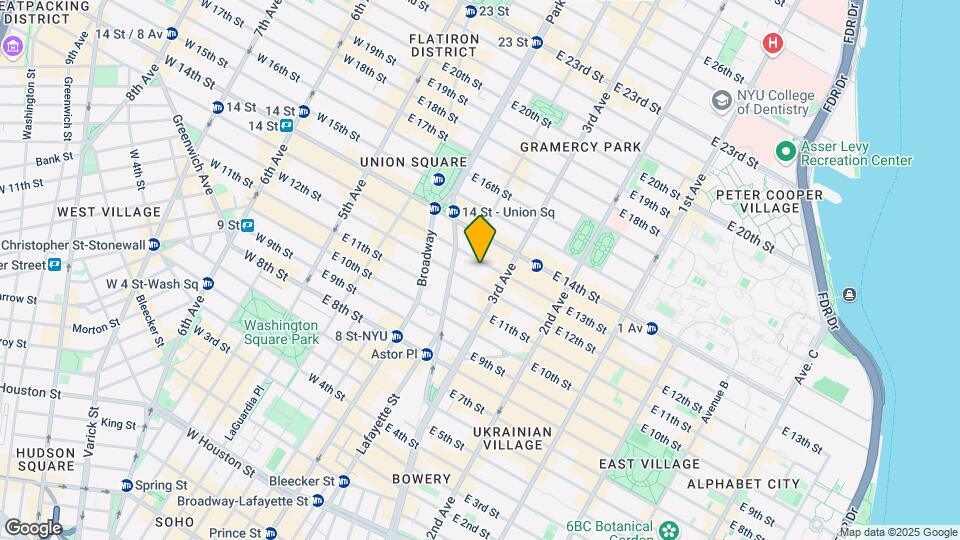 124 E 13th St Map and Location Details