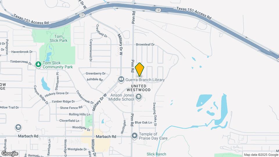 1107 S Brownleaf St Map and Location Details