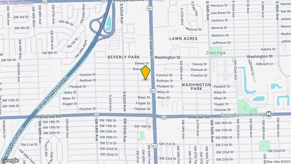 6014 Rodman St Map and Location Details