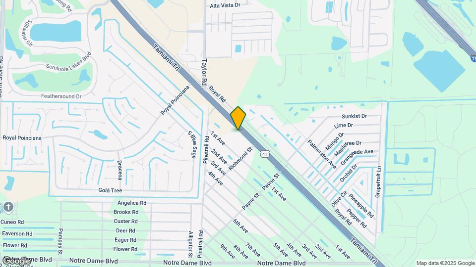 11109 Tamiami Trl Map and Location Details