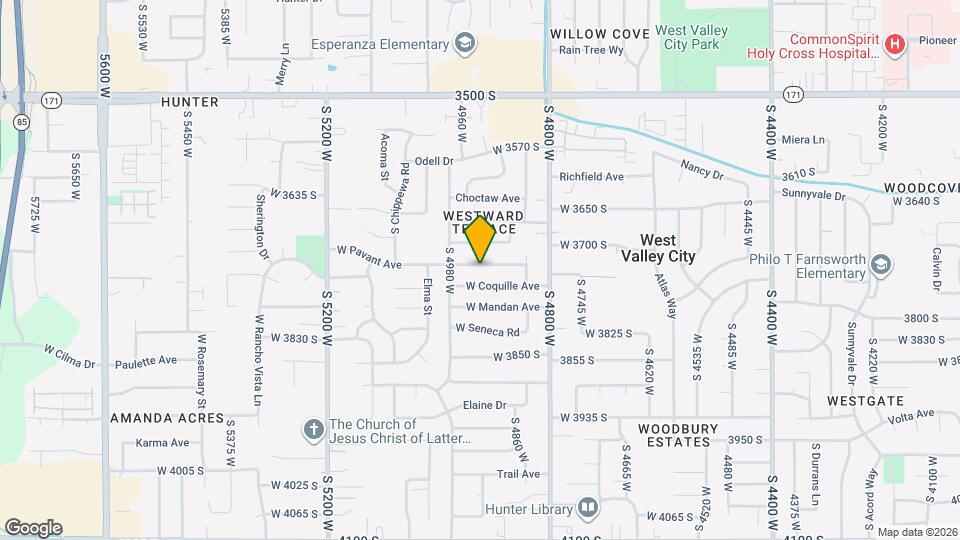 4927 W Pavant Ave Map and Location Details