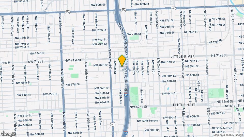 6912 NW 5th Pl Map and Location Details
