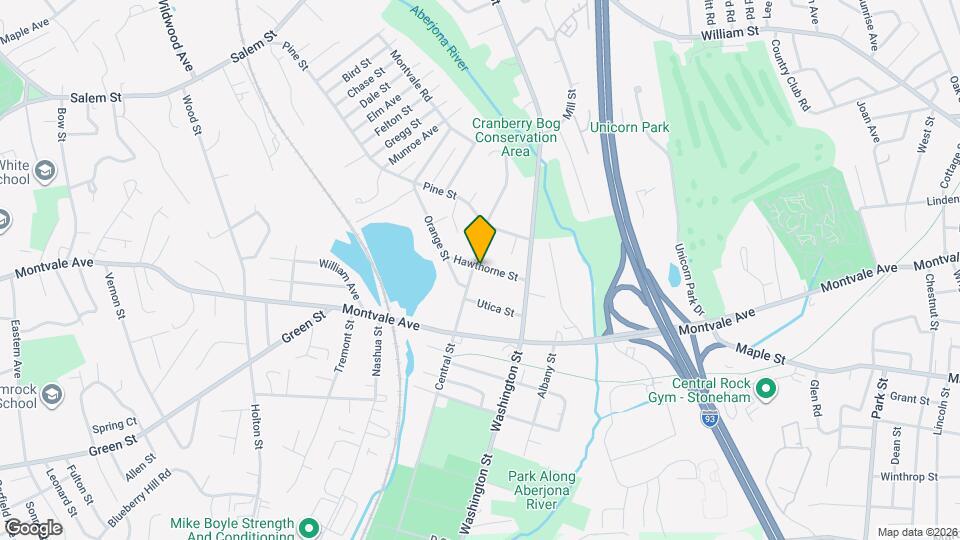 22 Central St, Unit A Mapa y Detalles de la Ubicación