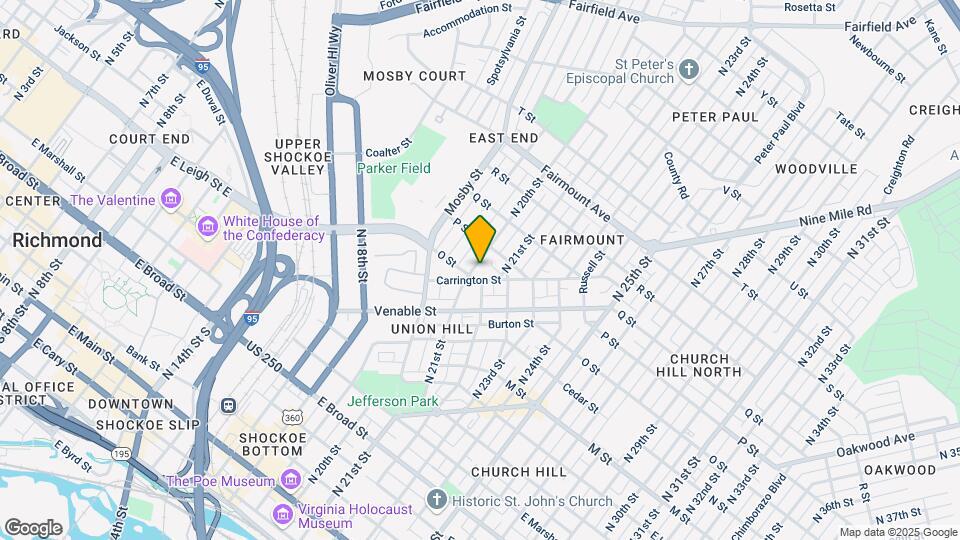 905 N 20th St Mapa y Detalles de la Ubicación