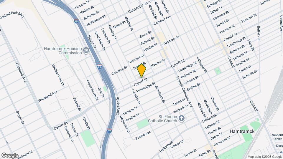 2331 Caniff St Map and Location Details