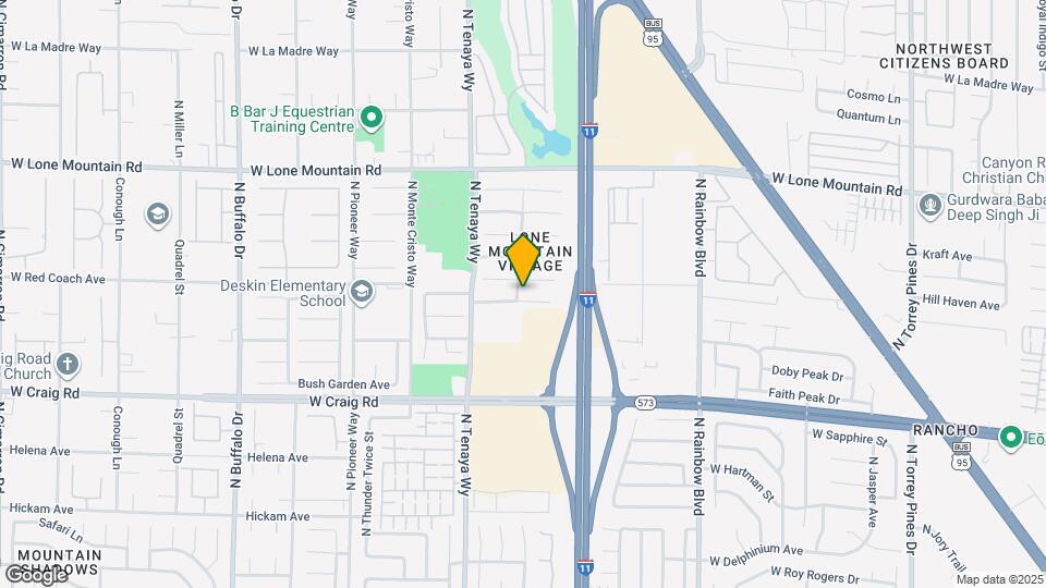 7032 Golden Desert Ave Map and Location Details