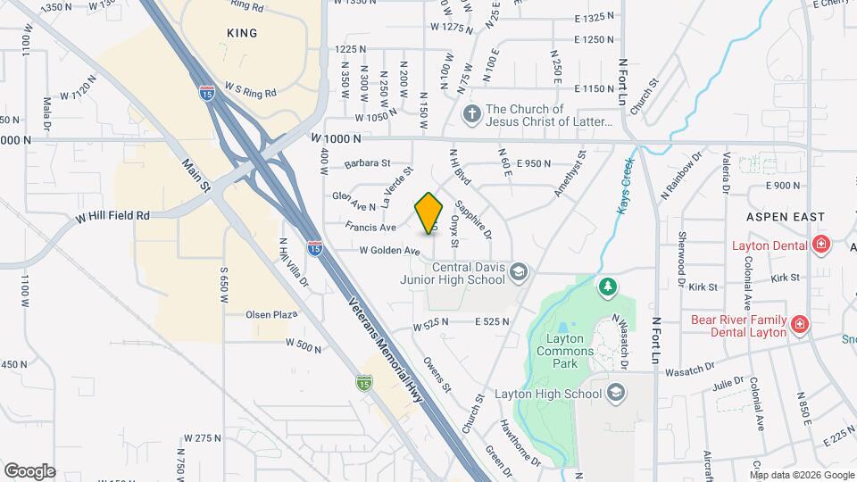759 N Diamond St Map and Location Details