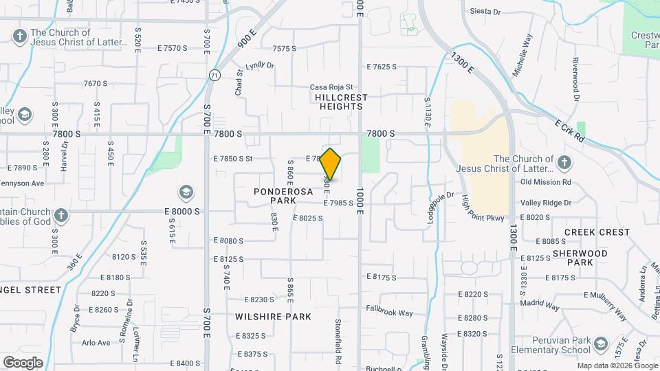 7935 S 930 E Map and Location Details