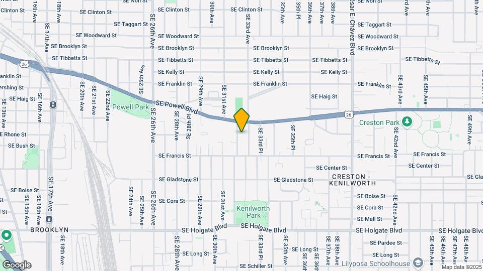 3652 SE 32nd Ave Map and Location Details