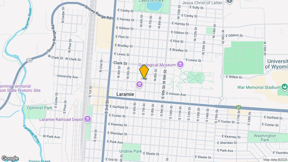 623 E University Ave Mapa y Detalles de la Ubicación