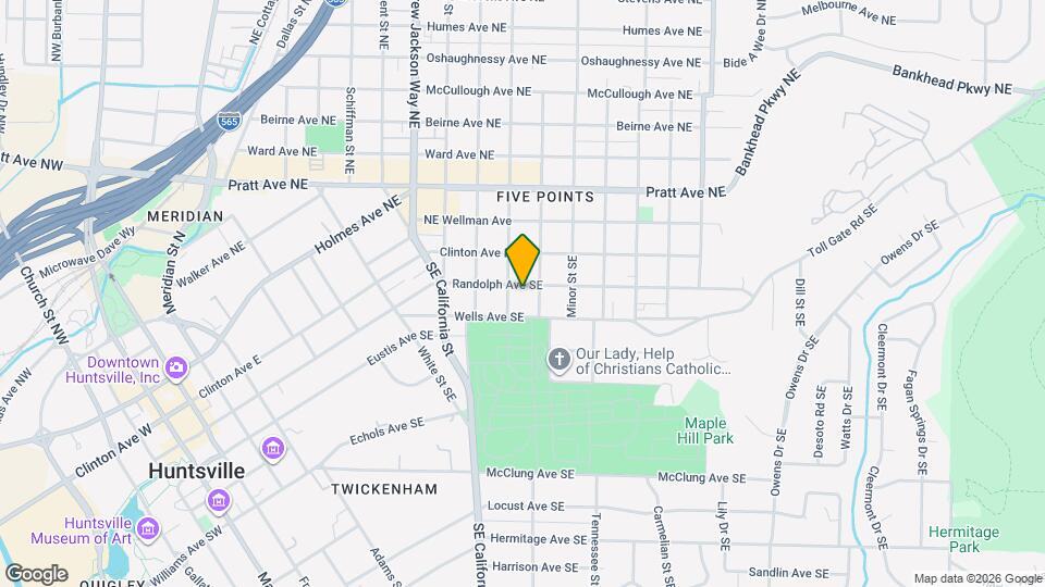 1104 Randolph Ave SE Map and Location Details