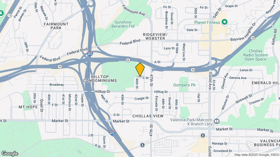 1049 46th St-Unit -1 Map and Location Details