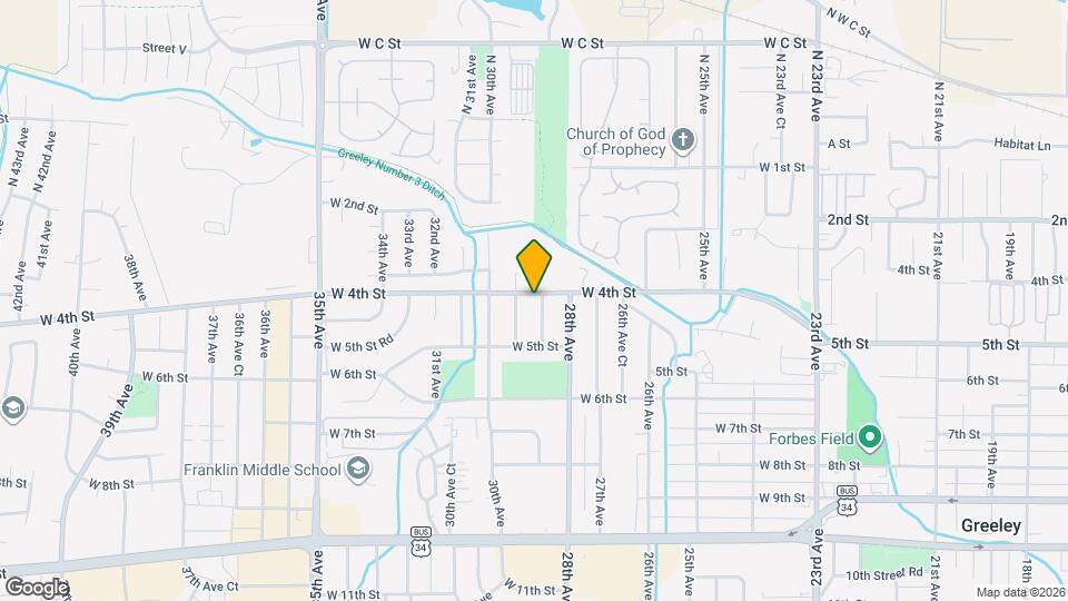403 28th Ave Ct Map and Location Details