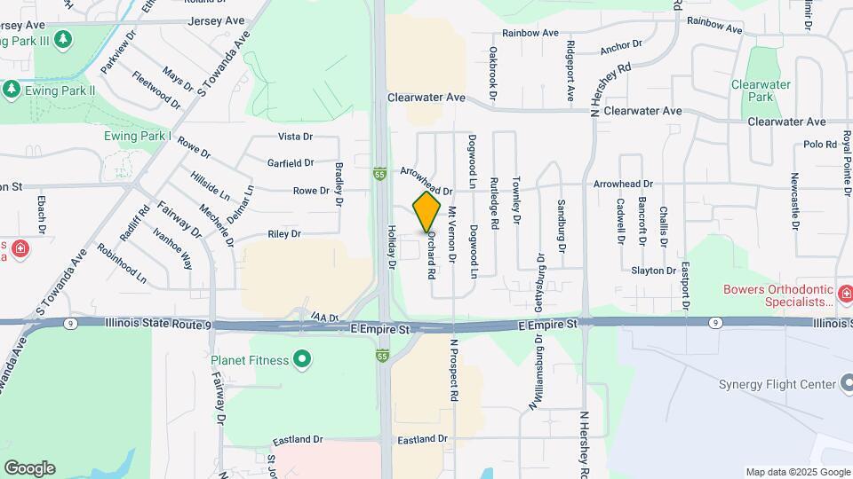 1224 Orchard Rd Map and Location Details