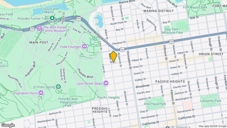 2783 Filbert St Map and Location Details