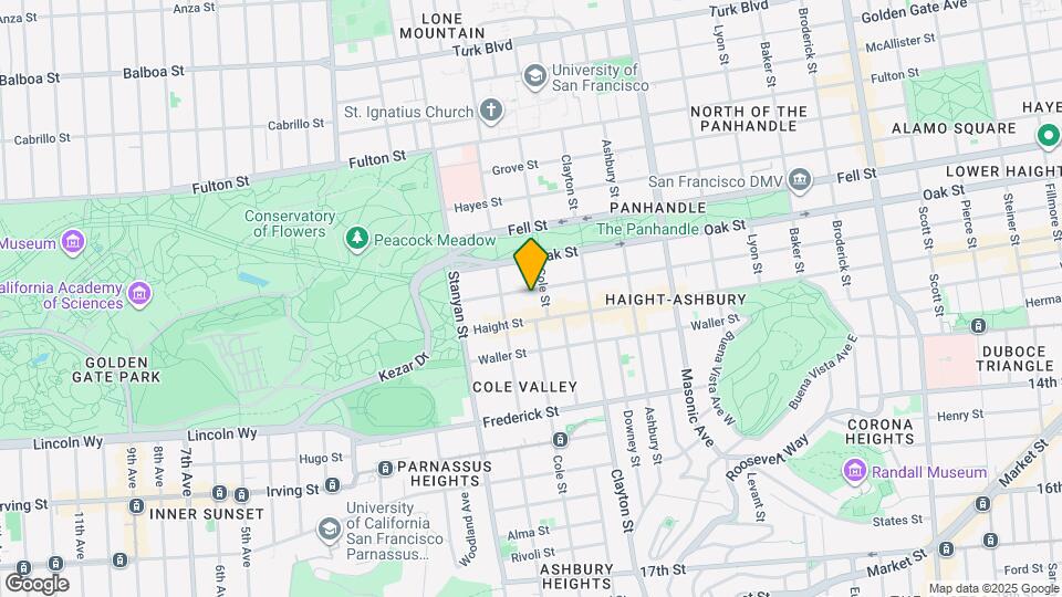 1809 Page St Map and Location Details