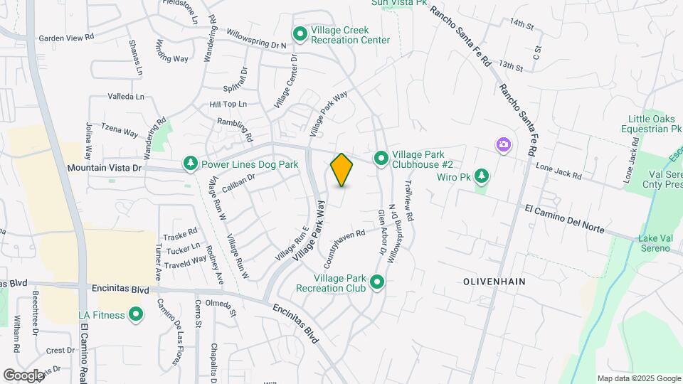 1954 Misty Cir Map and Location Details