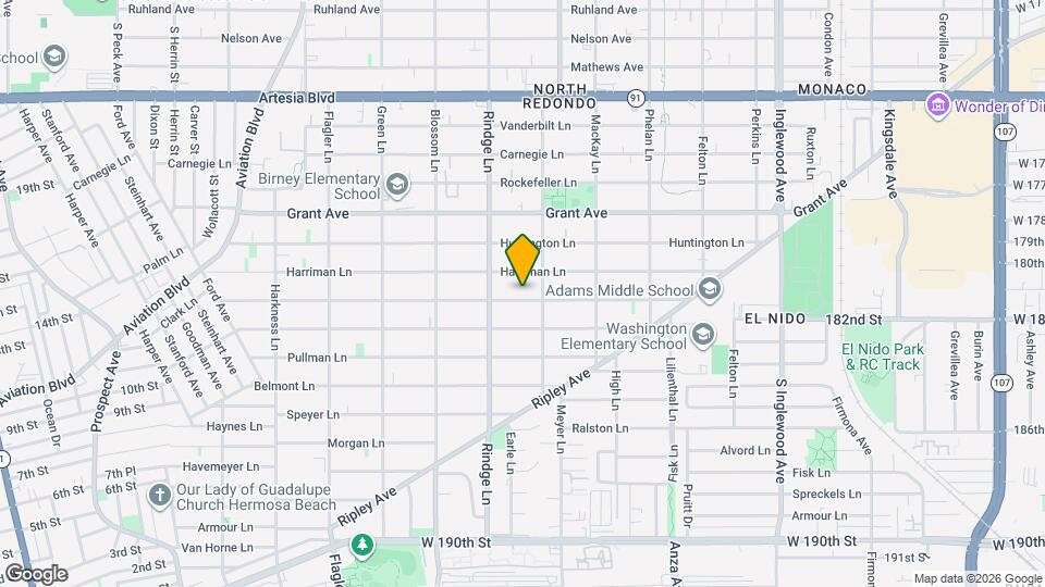 2215 Clark Ln, Unit Unit B Mapa y Detalles de la Ubicación