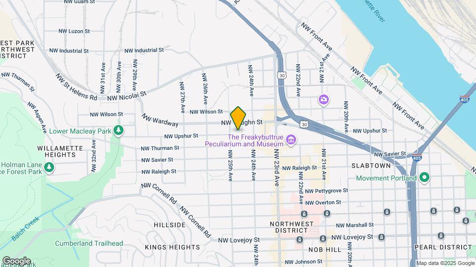 1905 NW 24th Pl Map and Location Details