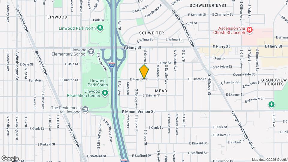 1801-1803 S Grove St Map and Location Details