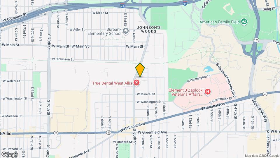 5841 W Walker St Map and Location Details