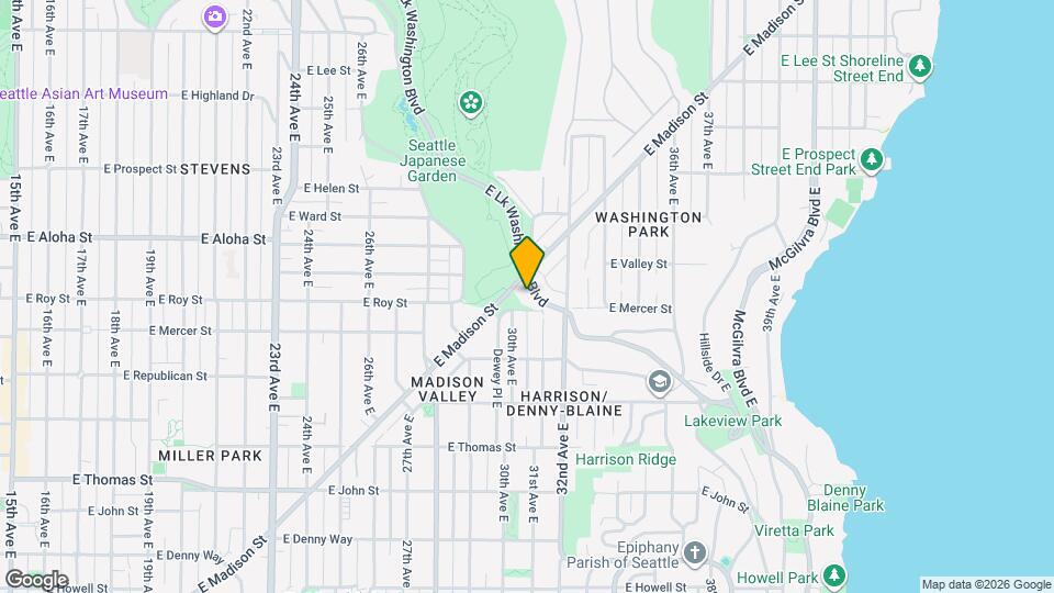 611 Lake Washington Blvd E Map and Location Details