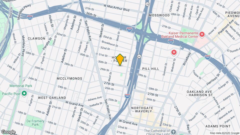 695 30th St Map and Location Details